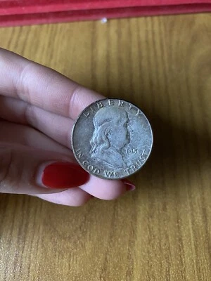 STATI UNITI FRANKLIN HALF DOLLAR MEZZO DOLLARO 1951 ARGENTO - Immagine 1 di 2