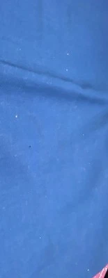Blue Poplin fabric 44 inches wide by 1 yard - Image 1 of 2