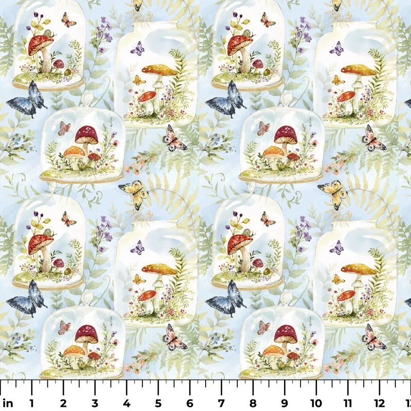 Intriguing Mushrooms Jars by Springs Creative ~By The Yard - Image 1 of 1