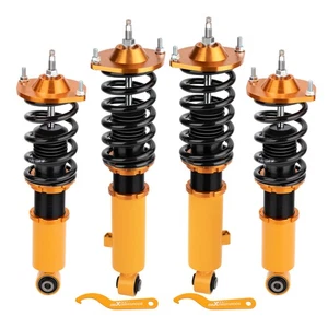 Coilover Suspension Struts For Mazda Miata Base 99-05 24 Level Adj.Damper+Height - Picture 1 of 12