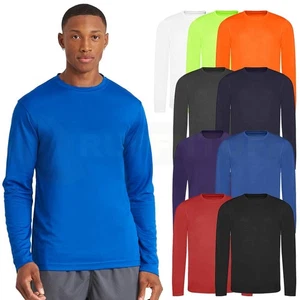 AWDis Camiseta Manga Larga Secado Rápido Poliéster Gimnasio Verano Deportes Correr Hombres Camiseta - Imagen 1 de 23