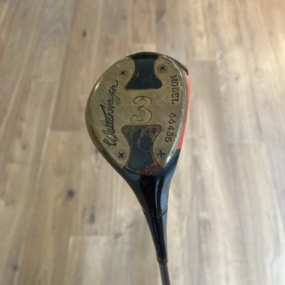 De colección Walter Hagen Haig Ultra 3-Madera ⛳ Eje de Acero Inoxidable Derecha ~43" Foto 1 de 4