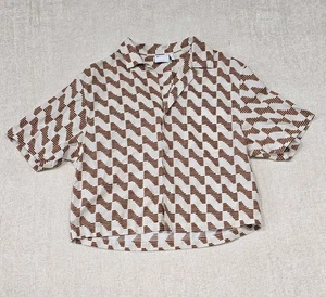 ASOS Boxy Camicia Oversize Bottoni Uomo Taglia Media Colorata Ispirazione Vintage - Foto 1 di 7