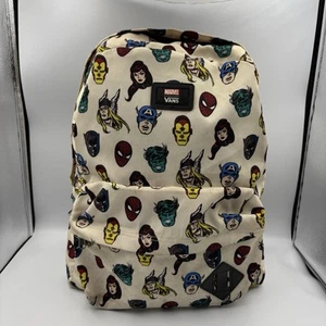 Marvel x VANS Old Skool II Backpack Avengers Heads Super Hero Rucksack Bag - Picture 1 of 12