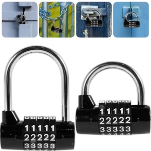 Locker Combination Lock 5-Digit Resettable Combination Padlock Zinc Alloy stwEU - Picture 1 of 17