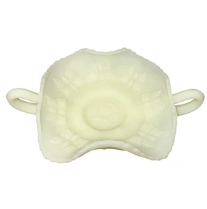 Fenton Satin Custard Butterfly Bon Bon Dish - Picture 1 of 4