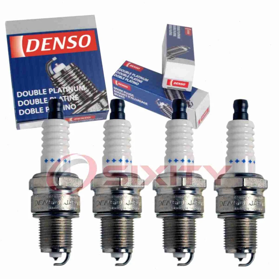 4 bujías Denso Platinum de larga duración para Renault LeCar 1980-1984 1,4 L ab Foto 1 de 4