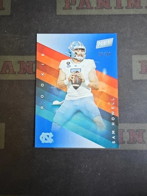 2022 Panini Father's Day Football Blue Rookie Sam Howell 50/50 Last 1/1 - Image 1 of 2