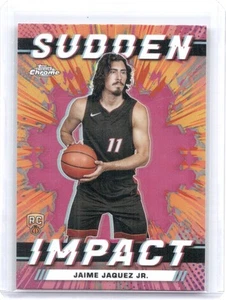 2024 TOPPS #SI-7 JAIME JAQUEZ JR. SUDDEN IMPACT PINK - Picture 1 of 2