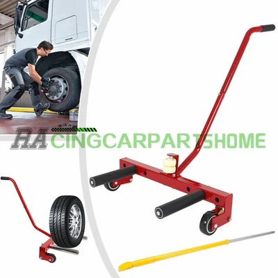 Carro de carretilla con rueda de neumático ajustable 330 libras y interruptor de cuentas de neumático para neumático de 6,5"-24,5" Foto 1 de 4