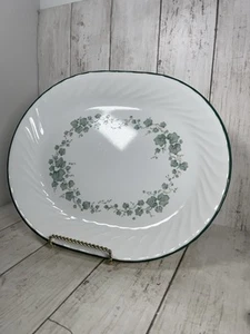 Corelle Callaway Ivy Green Swirl Oval Serving 12 1/4” X 10” - Picture 1 of 4