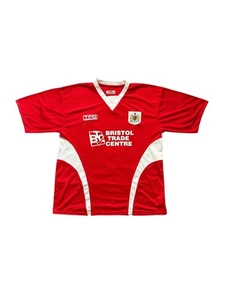 Bristol City FC TFG Fußball Trikot rot weiß Home Shirt Vintage 2000er Gr. M 38/40 - Bild 1 von 5