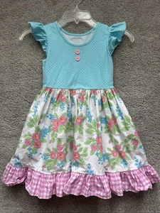Eleanor Rose Rhonda Dress Girls Size 5/6 - Picture 1 of 7