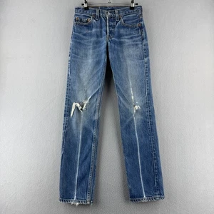 Vintage Levis Jeans Damen 26x31 Blau 501 Button Fly 90er Made in Australia - Bild 1 von 21