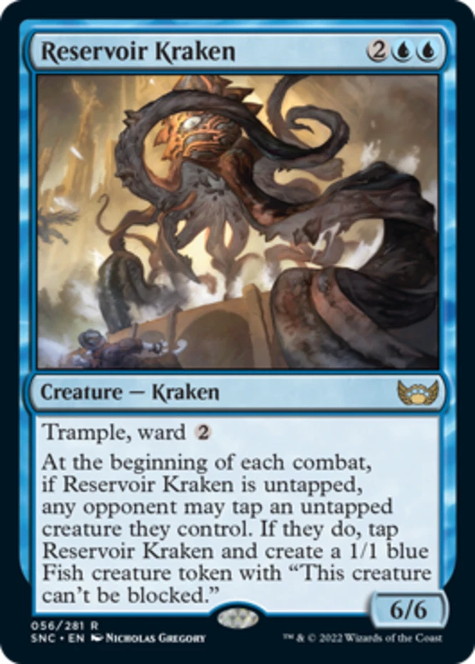 x1 Reservoir Kraken - Streets of New Capenna - NM - MTG - Image 1 of 1