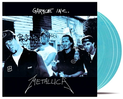 Metallica - Garage Inc - 'Fade To Blue' 3XLP Colored Vinyl 2022 Re-issue Sealed - Image 1 of 4