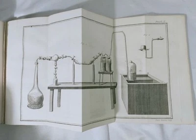 1801 Lavoisier Traite Elementaire de Chimie 3rd Edition 2 Vols Complete Vellum - Image 1 of 4