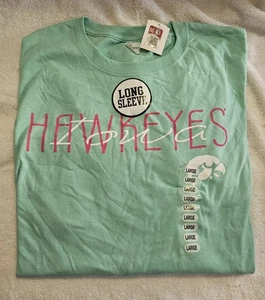 Iowa Hawkeyes WOMEN'S Long Sleeve T-Shirt, NWT, SIZE LARGE  - Picture 1 of 6