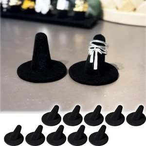 Black Velvet Ring Display Stand, 10PCS Ring Holder Display and Ring organizer... - Picture 1 of 8