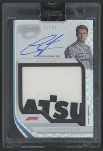 2024 Topps Dynasty F1 Logan Sargeant Jumbo Relic Auto #’d /10 - Bild 1 von 2