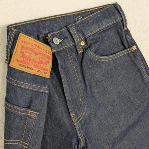 NUEVO LEVI'S - Pantalones de mezclilla elásticos de trabajo de vaquero de corte occidental para hombre - Talla 30x30 - Imagen 1 de 9