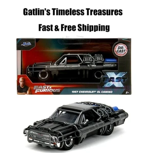 1967 Chevrolet El Camino Caged version w Cannons Fast & Furious X Jada 5'' 1:32 - Picture 1 of 8