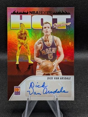 Dick Van Arsdale Auto - 2023-24 NBA Hoops Hot Signatures #HS-VAN Phoenix Suns - Image 1 of 2