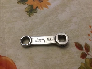 Snap-on Tools FRES12 3/8" 3/8" Drive SAE #12 Hex Spline Torque Adapter USA - Foto 1 di 4