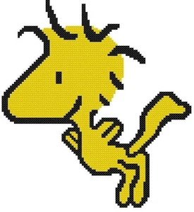 KREUZSTICH + BASTELMUSTER Woodstock Yellow Bird Snoopy's Best Friend Peanuts - Bild 1 von 18
