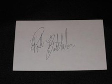 St Louis Cardinals Rich Batchelor Signed Autograph Authentic 3x5 Index Card E13