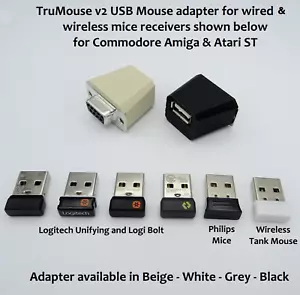 Atari/Amiga USB Mouse Adapter - True USB HID Adapter with case colour choice - Picture 1 of 6