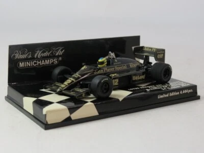 Minichamps Lotus Renault 98T JPS #12 Bruno Senna 1986 Brazil 2004 1/43 400045412 - Immagine 1 di 4