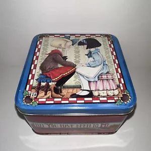 Vintage Midwest Cannon Falls Mary Engelbreit "Friends" Freundschaft Blechdose - Bild 1 von 6