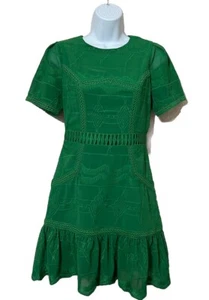 Vestido mangas corta para mujer con cuello redondo. - Picture 1 of 8