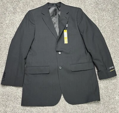Apt.9 Mens Premier MODERN Fit Suit Jacket Sz 40 TALL DARK GRAY/BLK $300 - Image 1 of 4
