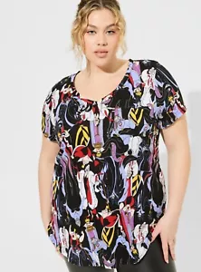 Camisa Torrid Disney Villains Nueva con Etiquetas Nueva 1X - Imagen 1 de 9