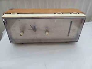 Vintage Philips Analogue Alarm Clock Radio - UNTESTED FAULTY SPARES REPAIR - Picture 1 of 10