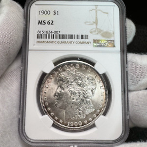 1900-P Morgan Silver Dollar NGC MS62