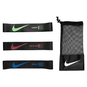 Nike Loop Black Mini Resistance Bands 3 Pack - Light, Medium & Heavy - Picture 1 of 1