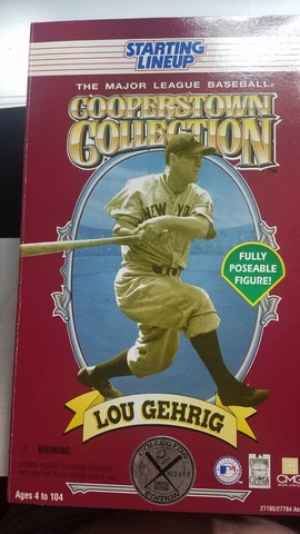 1996 Lou Gehrig Collectors Edition Starting lineup Cooperstown Collection Cover