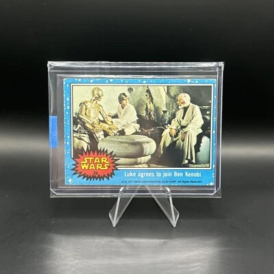 1977 Topps Star Wars #28 Luke agrees to join Ben Kenobi - Image 1 of 4