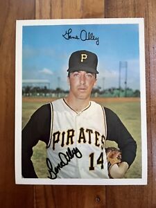 GENE ALLEY Pittsburg Pirates autographed 5x7 Shortstop. Virginia Hall of Fame