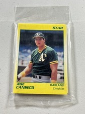 1990 Star Yellow Jose Canseco Oakland Athletics 11 Card Set IN SEALED BAG