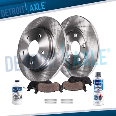 Rear Disc Brake Rotors Ceramic Pads for 2006 2007 2008 2009 2010 Jeep Commander - Image 1 of 4