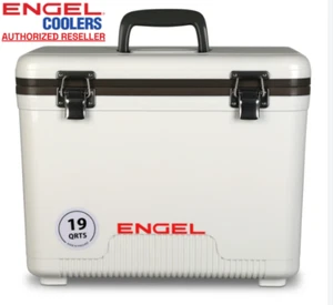 Engel 19qt Leak-Proof, Air Tight, Hard Sided Cooler Lunchbox White - Picture 1 of 13