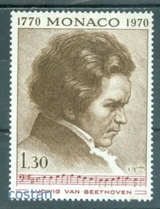 1970 Ludwig van Beethoven,german music composer,Monaco,Mi.992,MNH - Picture 1 of 1