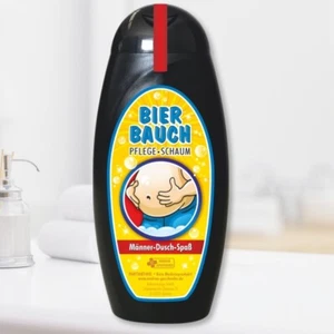 Bierbauch Pflege Spaß Duschgel Geschenk für Männer Humorapotheke Scherzartikel - Bild 1 von 6