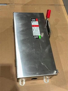GE TH3362SS  60 Amp 600v Fusible STAINLESS STEEL  Safety Switch Disconnect - Picture 1 of 3
