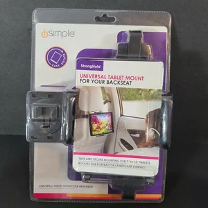Tablet Mount For Headrest Fits All Tablets Simple Stronghold NEW in package - Picture 1 of 10