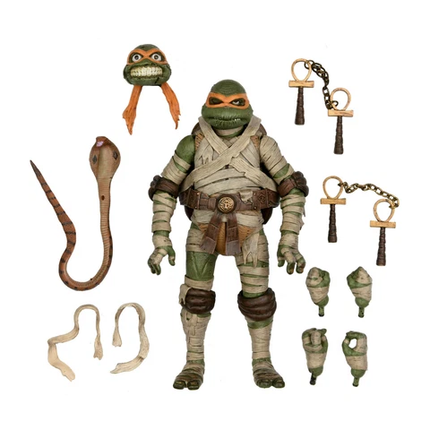 NECA Universal Monsters TMNT 7 Scale Action Figure Ultimate Michelangelo Mummy Cover